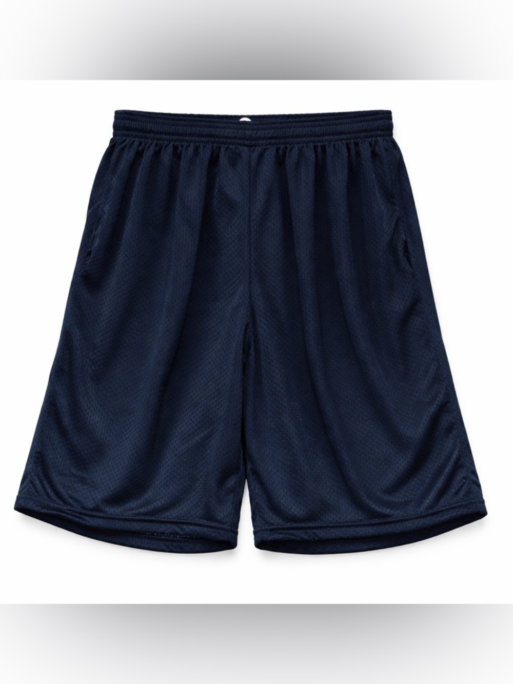 EPIC Men’s Navy Athletic Shorts Size Medium Mesh Basketball Gym Activewear